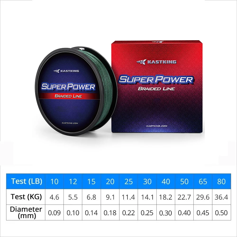 KastKing marca 150M 300M 500M 1000M PE trenzado línea de pesca de 4 hilos 12-50LB multifilamento para pesca de carpas - imagen 2