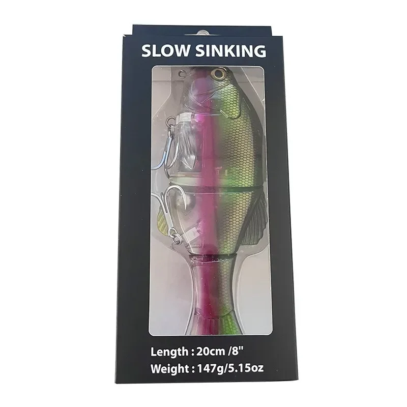 Swimbait articulado flotante 20cm – Topwater para depredador marino - imagen 5