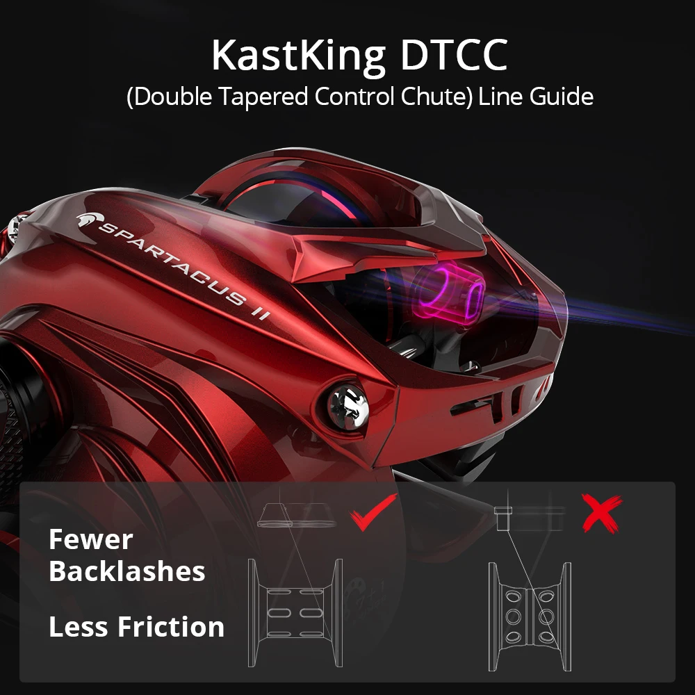 KastKing Spartacus II Ultra – Carrete spinning 8KG 7+1 rodamientos - imagen 4