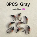 Talla 12, 8 piezas, gris