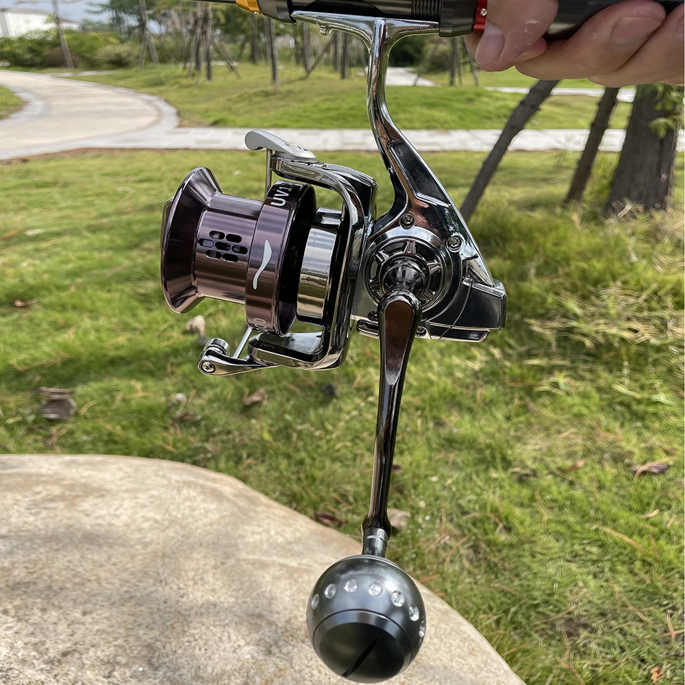 Carrete de pesca giratorio, 25kg, arrastre máximo 4,0: 1, copa de Metal - imagen 4