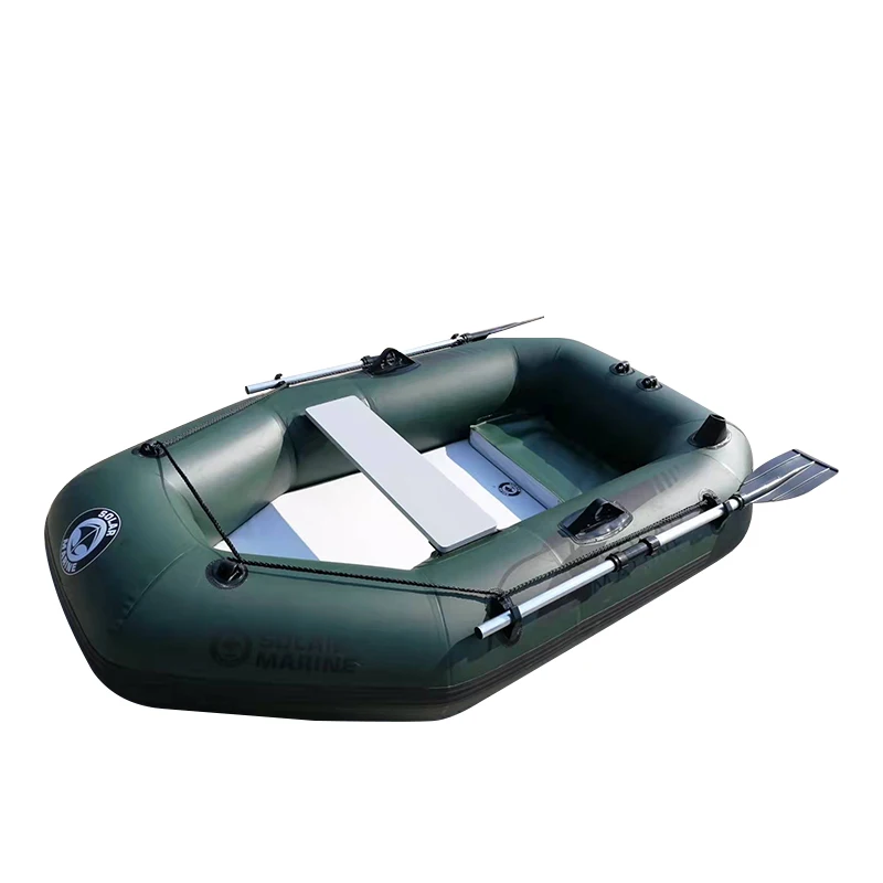 Bote inflable Solar para Kayak, canoa marina con esterilla de aire, incluye accesorios gratuitos, bomba de remos, regalos para Navidad y Año Nuevo - imagen 3