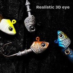 Anzuelos Jig Head Goture 3D – 7g/10g/14g para lubina
