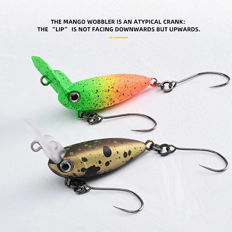 BLUX MANGO S Crankbait 2,7g 30mm área trucha UssA Wobbler sobre la cabeza labio manivela señuelo de pesca cebo duro Artificial de agua dulce - imagen 3