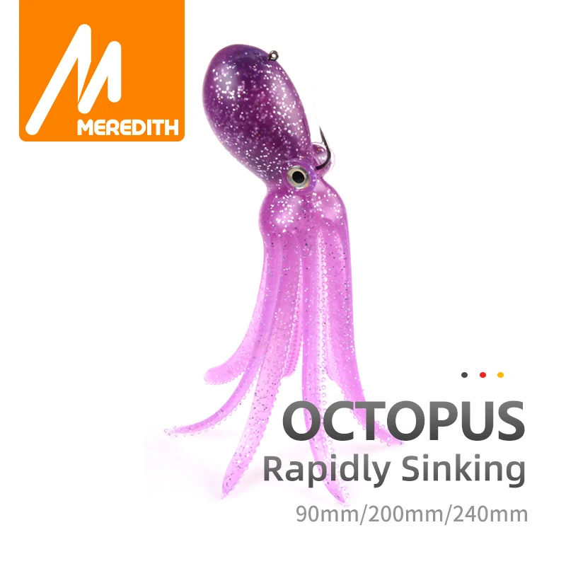 Señuelos MEREDITH Pulpo Hundidos 90-240mm - vista principal