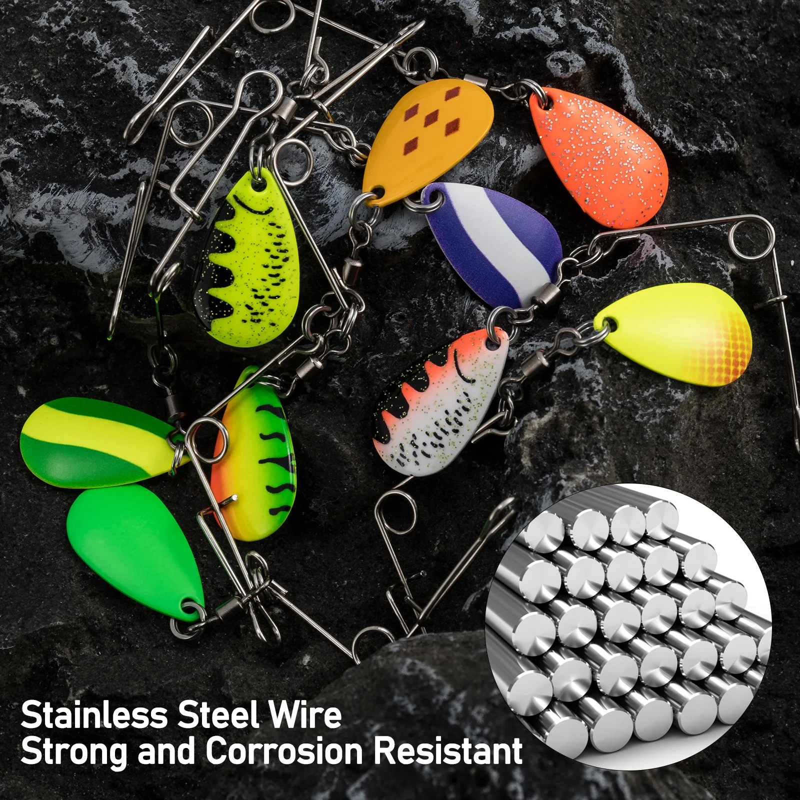 Spinnerbait Colorado – Señuelo Walleye para lubina - imagen 3