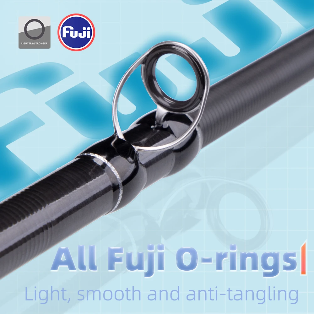 Caña Telescópica Fishingfans ML – Portátil viaje con guías FUJI - imagen 4