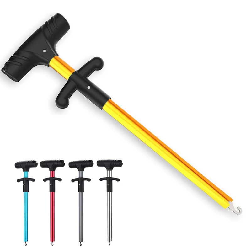 TAKEDO DX BL-041 Extractor de anzuelos de pesca en forma de T 24,3 CM 55G quitar separador de anzuelos herramienta de pesca de desacoplamiento profesional - imagen 5