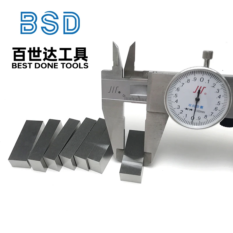 Barra plana de tungsteno puro, accesorio de alta densidad 19,2 pulido, para contrapeso, 15x10x40mm, 99.95% g/cm3 - imagen 5