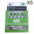 20PCS AAA and 5cable