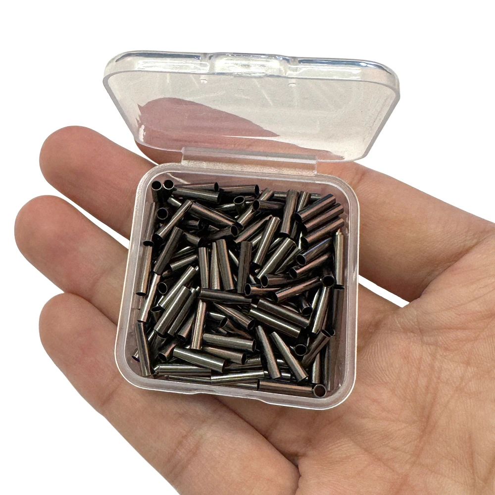 Conectores de tubo y manguitos crimp para pesca GOBAIT 200 pzs caja - imagen 5