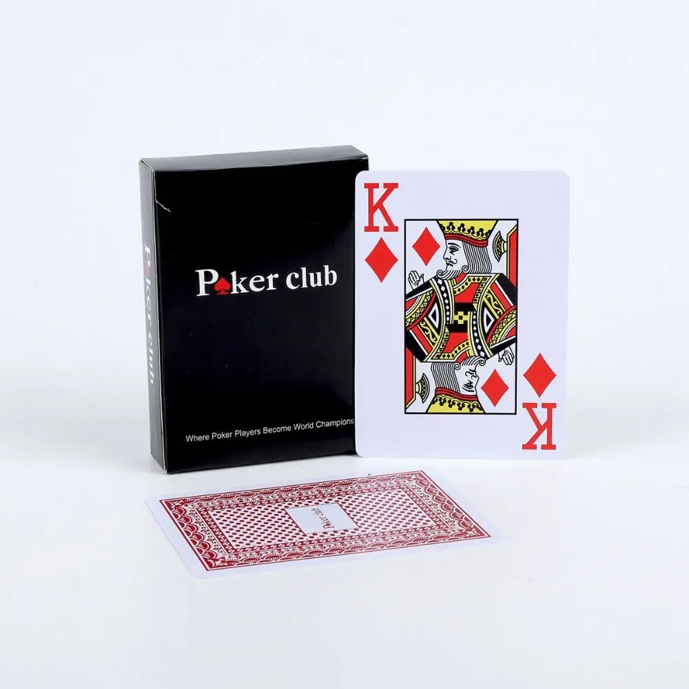 Naipes de Texas Hold'em impermeables PVC lisos para póquer Club - imagen 5
