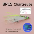 8pcs chartreuse