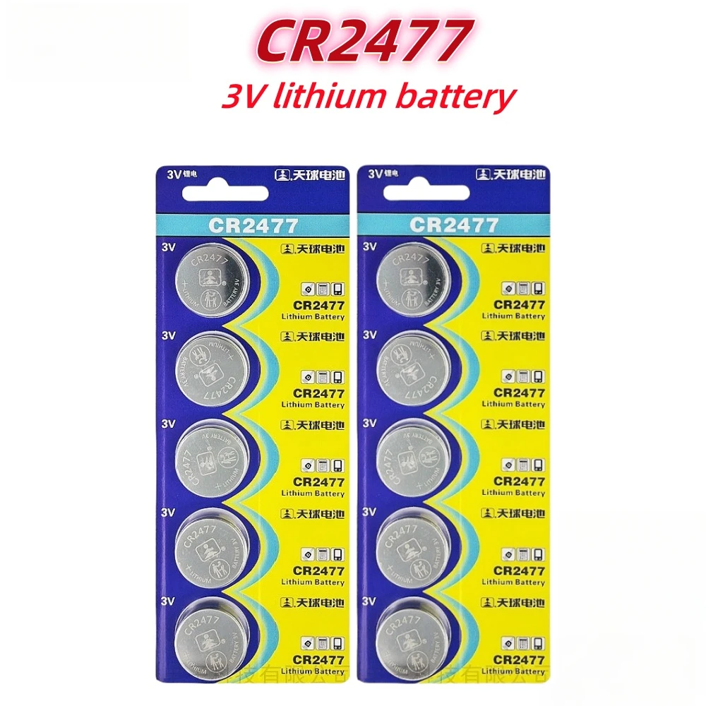 Pila de botón CR2477 3V litio para calculadora y reloj - imagen 3