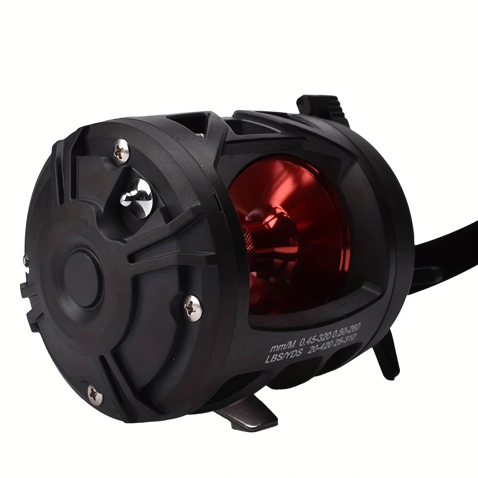 Carrete de pesca con sistema de arrastre de carbonita, marco ligero resistente a la corrosión, carrete de Baitcasting - imagen 5