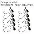 10pcs 7g sinker