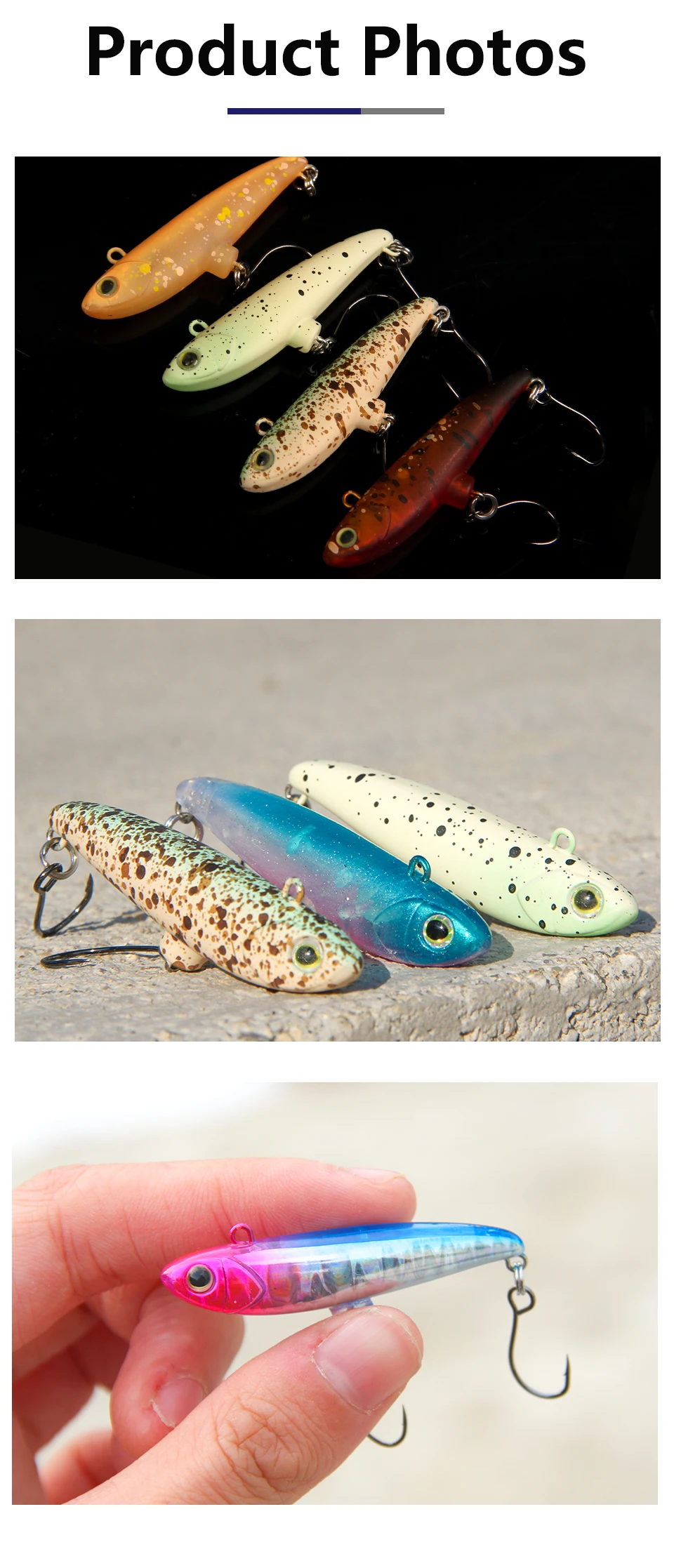 Pack de señuelos VIB LETOYO para pesca