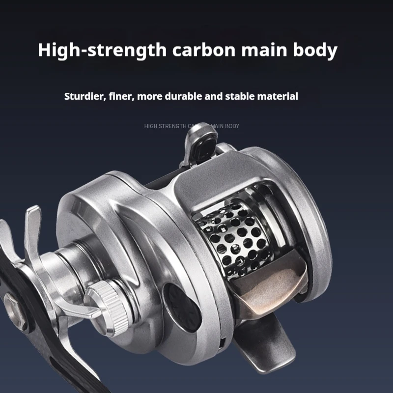 BOKI Mirco Drum Carrete Baitcaster de Carbono Bobina Baja - imagen 2
