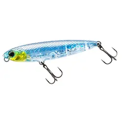 Japón importado YO ZURI Youzhu R1434 señuelo tipo lápiz flotante cebo falso 3D prisma perca boca cebo duro