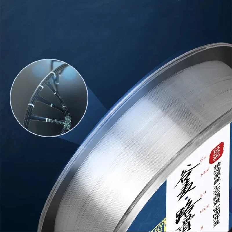 Sedal de pesca de nailon auténtico, línea de pesca mecedora especializada, línea principal de fuerte resistencia a la tracción, aparejos de pesca originales - imagen 3