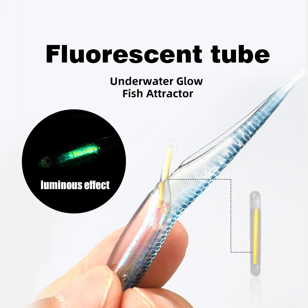 THORFORCE Jigging Wobblers Señuelo de pesca Shad T-tail Plásticos Señuelo suave Artificial Silicona Señuelos Bass Pike Soft Swimbait - imagen 5