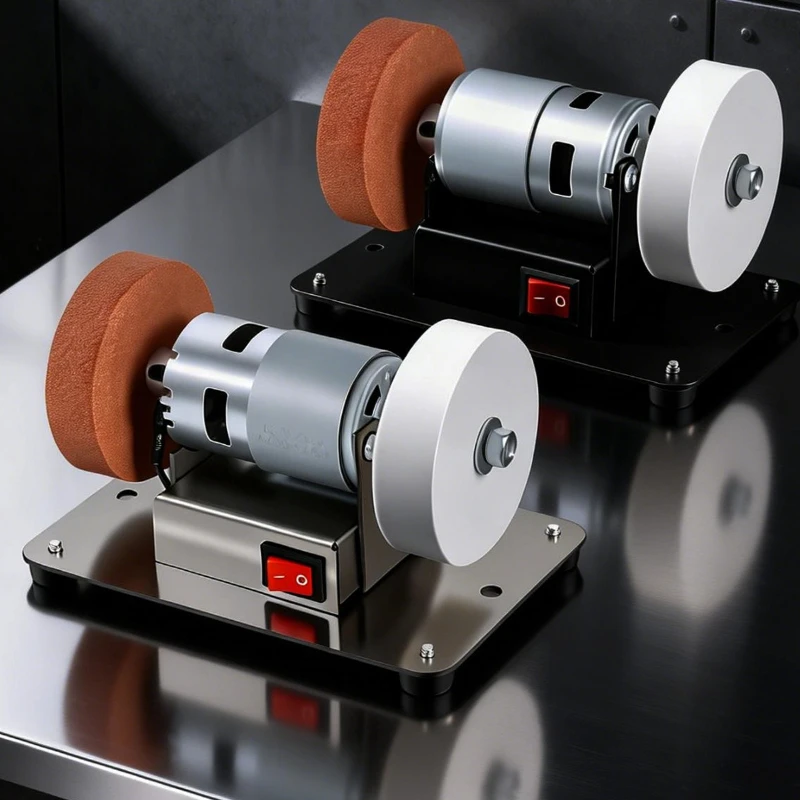 Amoladora eléctrica mini para pulido fino y grueso – doble motor - imagen 3