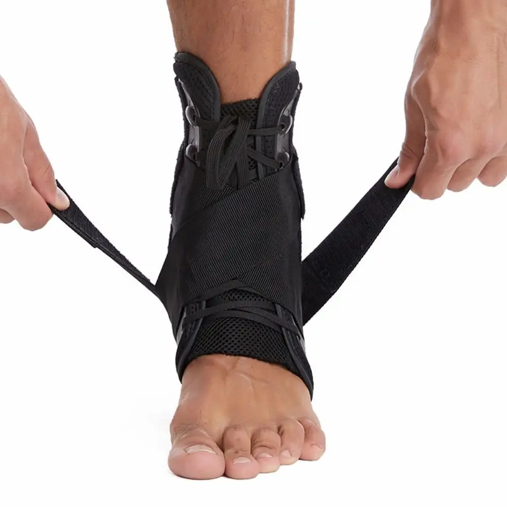 Soporte de tobillo deportivo con compresión y estabilizadores laterales - imagen 4