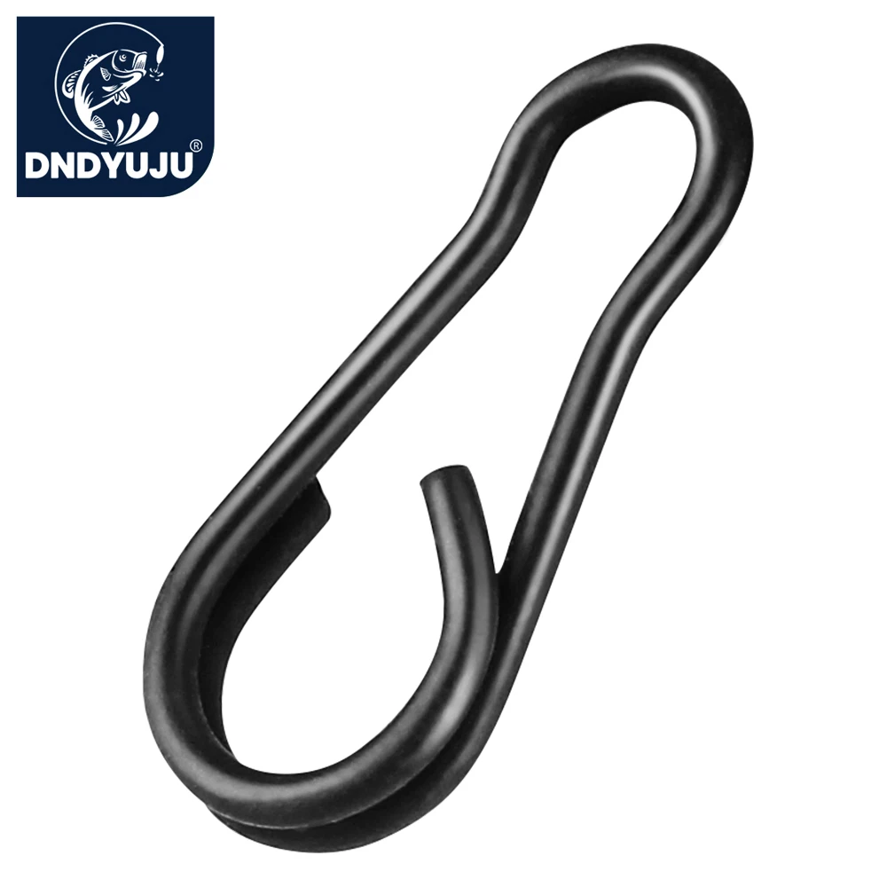 40 Uds Clips de cambio rápido pesca de carpa Snap Duo Lock Snap pesca giratorio aparejo enlace accesorios de pesca de acero inoxidable
