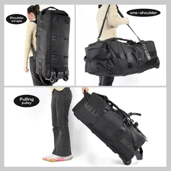 Bolsa de pesca portátil Goture 80L con ruedas - Lona plegable