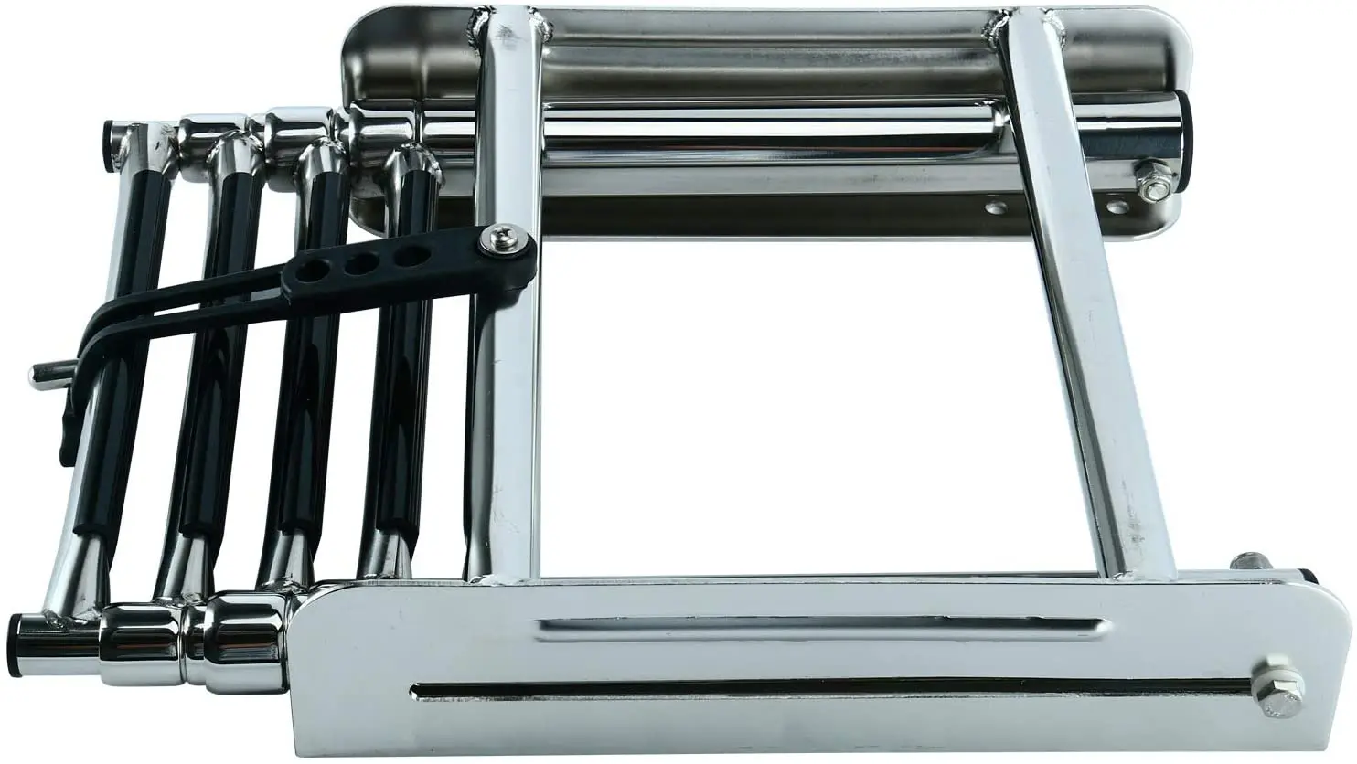 Escalera de lanzamiento marina de acero inoxidable, escalera de embarque telescópica plegable, Pedal para yate, accesorios de lancha rápida - imagen 3