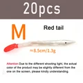20pcs Red tail M