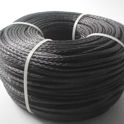Cuerda trenzada hueca UHMWPE hebras para cabrestante de parapente