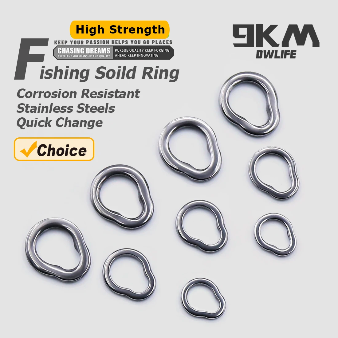 Anillos Dividedores de Acero Inoxidable para Señuelos – Accesorios de Pesca