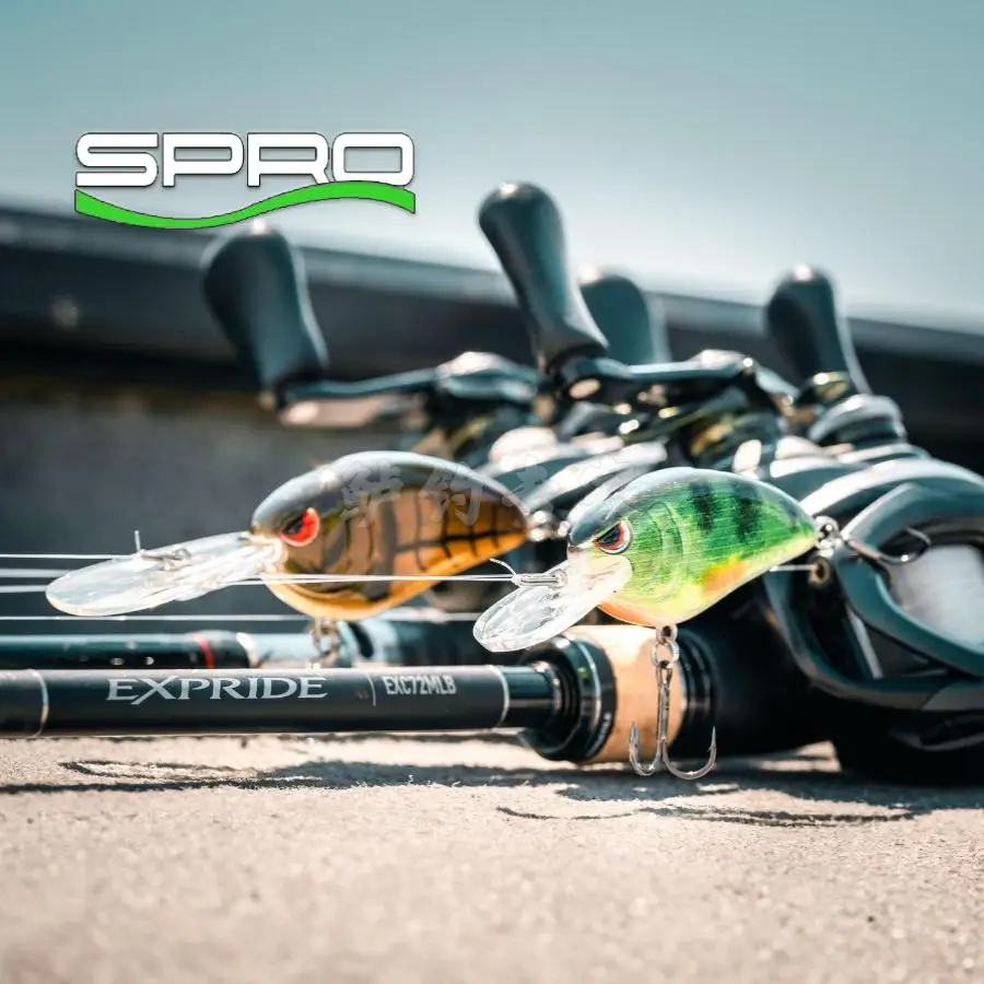 SPRO original de EE. UU. importado Little John DD 60 placa de lengua larga de tiro largo cuerpo estrecho pequeño hombre gordo