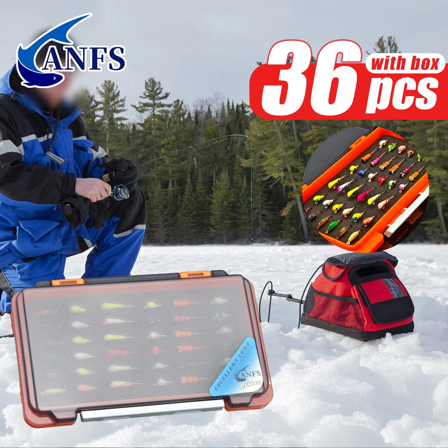 Plantillas pesca en hielo ANFS – Walleye - imagen 4