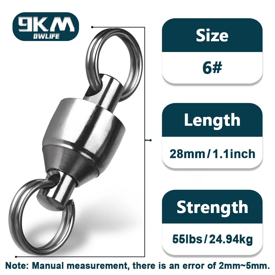Size6  55LB 28MM