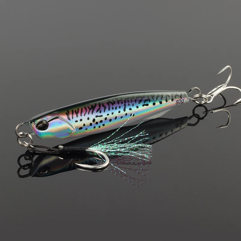 Señuelos de pesca con plantilla de Metal, trabajo mágico, 15g, 20g, 30g, 40g, 80g, plantilla de Metal, señuelo de pesca, fundición, cebo Artificial de agua salada, aparejos de pesca - imagen 4