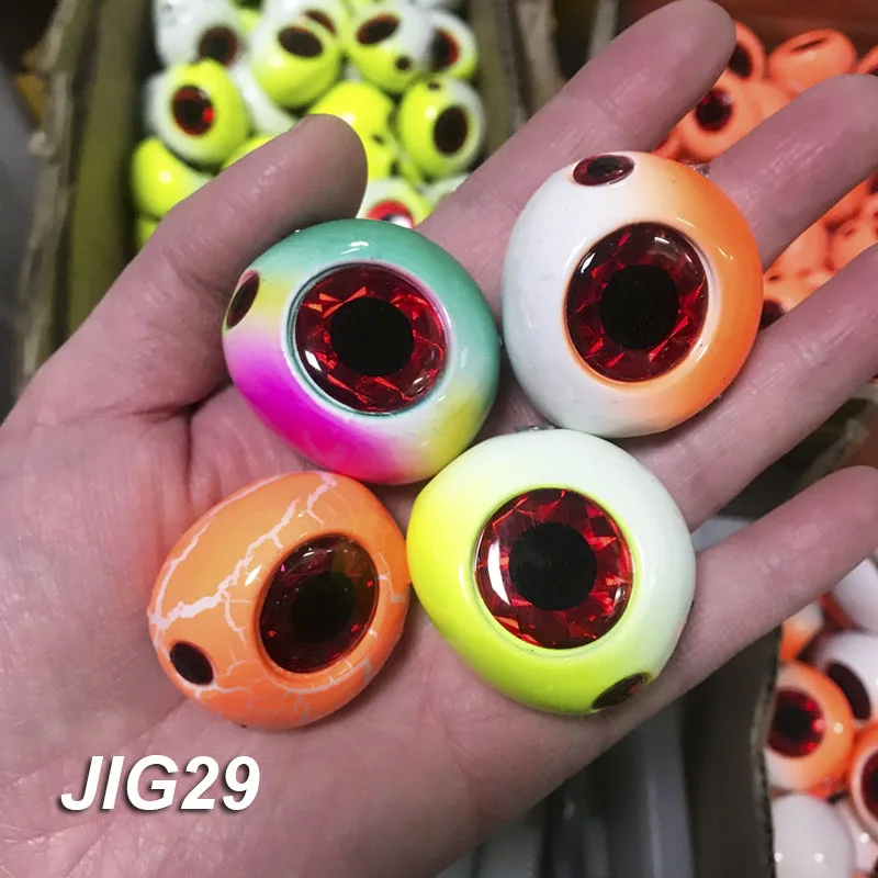 OBSESSION-Plantilla de goma para pargo, cabeza de besugo con falda de goma, señuelo de Jigging, Tai Kabura Tenya, 60g, 80g, 100g - imagen 5