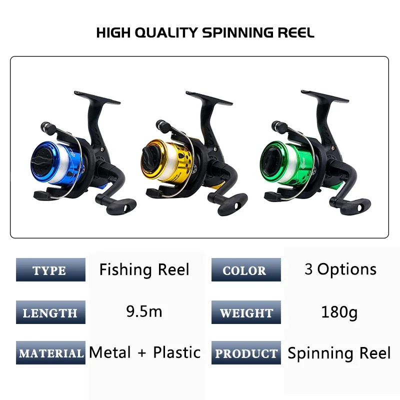 Carretes giratorios portátiles para agua salada izquierda/derecha, carrete de fundición ultraligero poco profundo, pesca giratoria - imagen 3