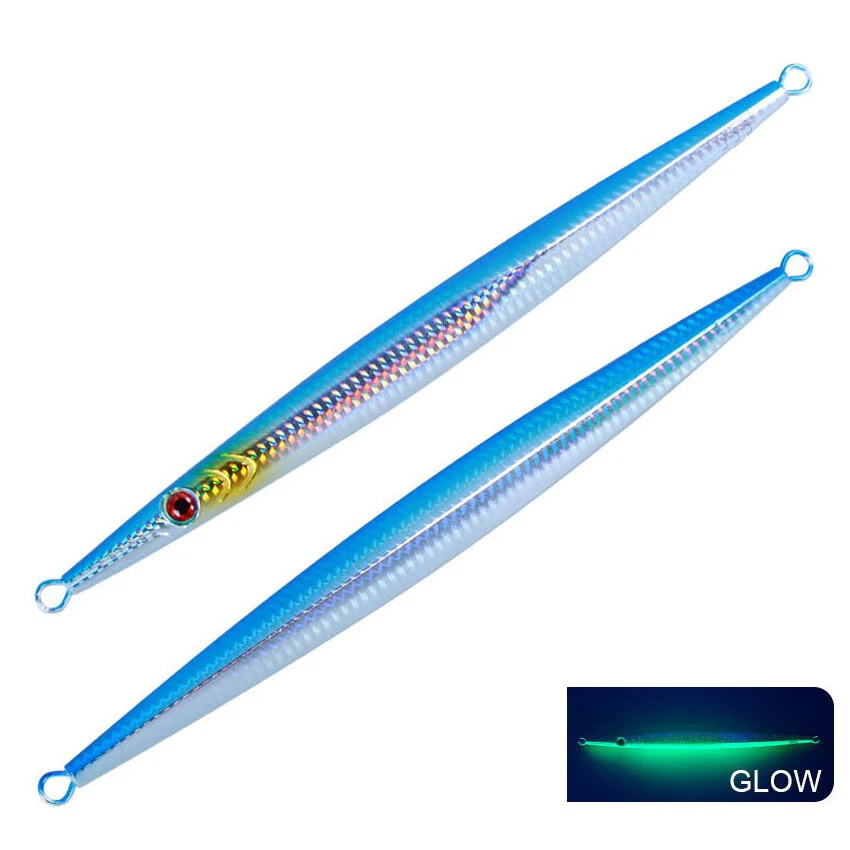 Señuelos luminosos jigging lento con cuchilla para agua salada - imagen 5