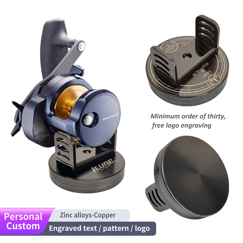 New Fishing Reels Holder Spinning Reel Display Shelf Baitcast Reel Rack Casting Reel Base Fly Reel Storage Tool Carp Sea Tackle - imagen 5