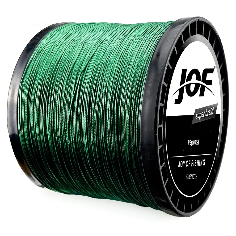 JOF-sedal de pesca trenzado de 4 hebras, multifilamento, 300M, 500M, 1000M, pesca de carpa, alambre trenzado japonés, accesorios de pesca, línea de Pe - imagen 2