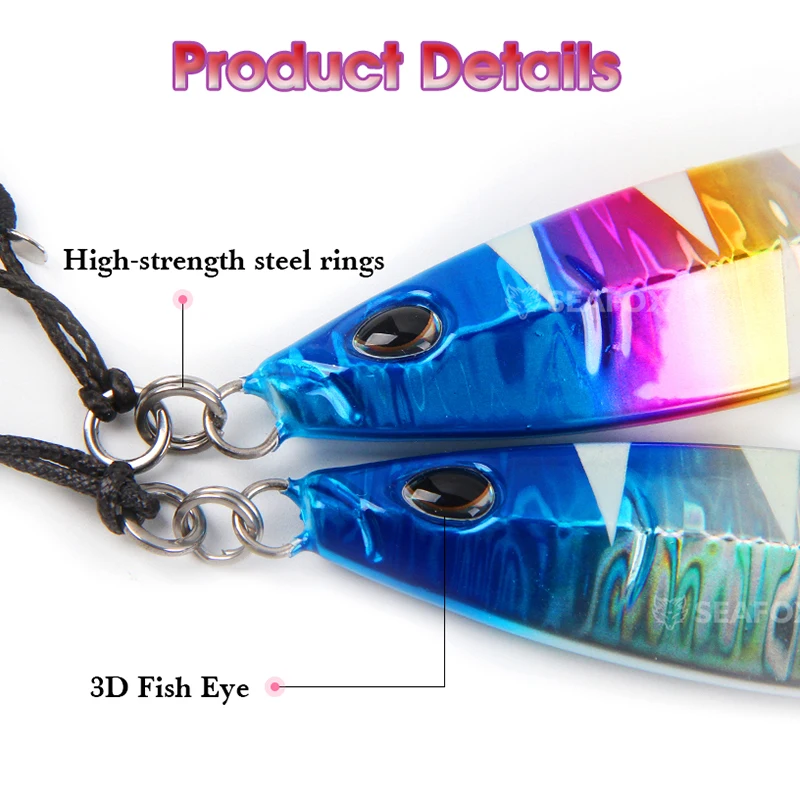 Seafox SF62 – Jig Metálico para Pesca en el Mar - imagen 2
