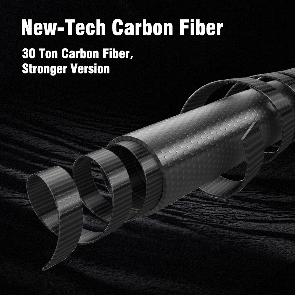 Mifine GHOST BLADE XUL caña giratoria ultraligera 0,2-0,6g 30T anillos Fuji de fibra de carbono puntas tubulares para pesca de trucha acción rápida - imagen 5