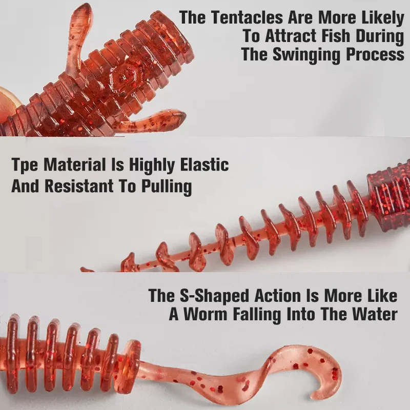 Mejore su experiencia de pesca con cebo realista duradero diseñado para atraer peces de manera efectiva