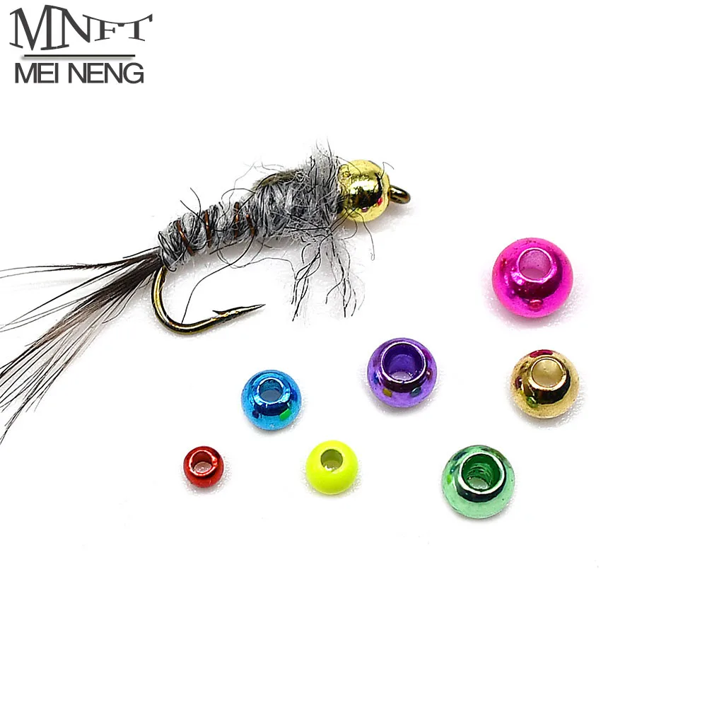 Cuentas de latón Beadhead multicolor para ninfas y streamers
