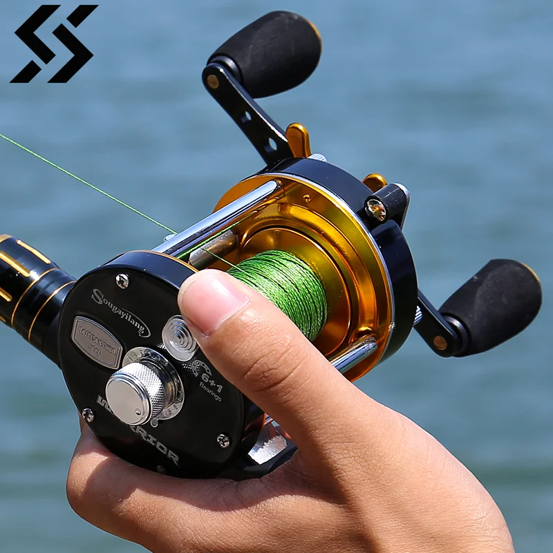 Carrete de pesca Sougayilang WA Series para arrastre potente