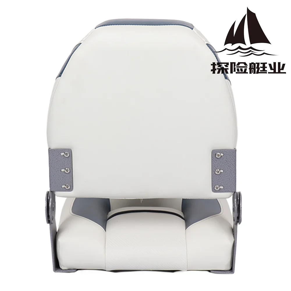 Asiento marino plegable, cómoda, impermeable, silla para barco con respaldo alto, duradera para pesca, canoa, accesorios para barcos - imagen 5