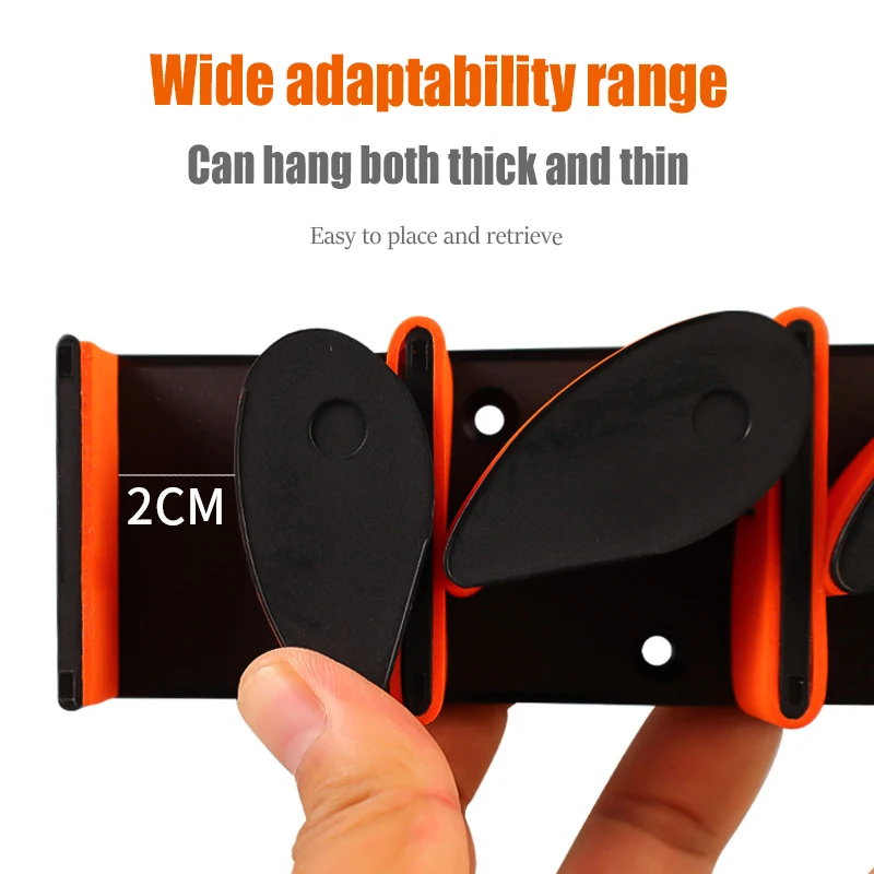 Estante de almacenamiento para postes montado en la pared, soporte para caña de pescar, todo para equipos de pesca, suministros de pesca de carpa - imagen 4