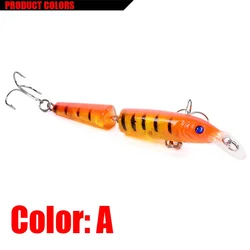 Señuelo Swimbait Minnow Wobbler multisección segmentado capa completa